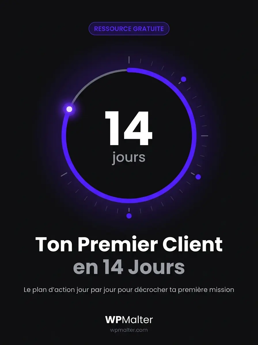 Plan d'action 14 jours · Ton premier client WordPress